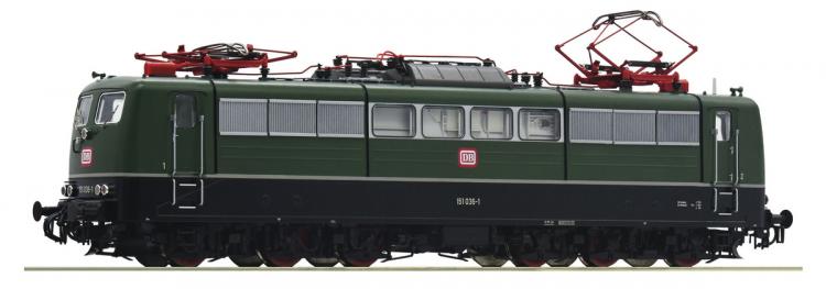 73365 Roco E-lok 151 036-1 DB Groen DCC Sound